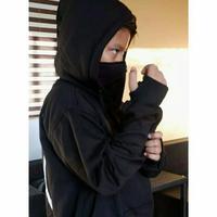 Gambar Jaket Sweater Hoodie Anak Ninja Polos 8-13Thn Bisa Pakai Nama Gratis Terlaris - Hitam, M dari KENSIFT undefined 2 Tokopedia