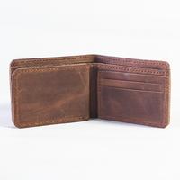 Gambar Dompet Handmade Pria coppo Bahan Kulit Sapi Asli Branded Original Crazy Horse Leather - Brown dari coppo leather undefined 4 Tokopedia