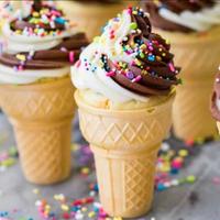 Gambar ice cream cone kone es krim kerupuk es krim dari Allbeautythings undefined 3 Tokopedia