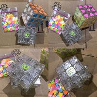 Gambar Rubik Magnetic 3x3 Transparant - Magic Cube Magnet 3 Layer (with 6 Warna Love) Speed Magic Block (Rotation Puzzle) - - (WITH MAGNET) dari evergreen2000 undefined 5 Tokopedia