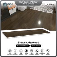 Gambar BDA Granite Tile Spc Flooring Lantai Spc Lantai Lantai Spc Flooring Spc 5mm Brown Alderwood dari BDA Granite Tile undefined 1 Tokopedia