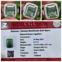 Gambar Batu Green Sapphire Thailand Memo 4.71 crt dari AZHAR GEMSTORE undefined 1 Tokopedia
