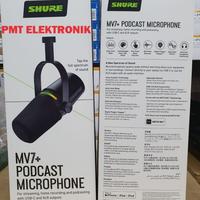 Gambar Mic Podcast Shure MV7+ MV 7+ Podcast Microphone Original dari PMT Elektronik undefined 1 Tokopedia