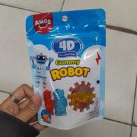 Gambar Amos 4D gummy ROBOT permen gummy candy IMPORT 72gr dari Babyworld Store Medan undefined 3 Tokopedia
