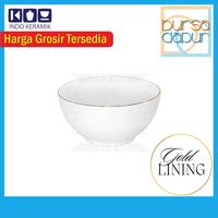 Gambar Bursa Dapur Indo Keramik Gold Lining Mangkok Nasi 4.5" (MK-4.5) dari Bursa Dapur Mall undefined 1 Tokopedia