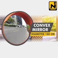 Gambar CERMIN CEMBUNG KACA TIKUNGAN CONVEX MIRROR 100 CM dari DISTRIBUTOR SAFETY undefined 2 Tokopedia