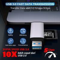 Gambar Card Reader Type C USB 3.0 Memory Card SD Card Micro SD 2TB OTG Adaptor High Speed 5Gbps 2 in 1 PX UCR30 dari PX Official Store undefined 5 Tokopedia