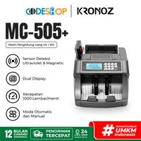 Gambar Mesin Penghitung Uang Kronoz MC-505+ Money Bill Counter Dual Display MC-505 - KRONOZ MC-505+ dari Codeshop Indonesia undefined 3 Tokopedia