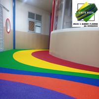 Gambar Rubber Flooring untuk Lantai Playground Jogging Track dari VINITA GREEN undefined 2 Tokopedia