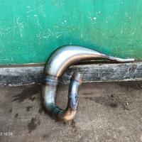 Gambar knalpot Yamaha YZ 125 perut only plat/Galvanis dari bengkel knalpot KRY Racing undefined 3 Tokopedia