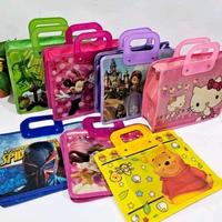 Gambar Souvenir ulang tahun anak tas tenteng premium karakter / paket ultah anak murah meriah / bingkisan anak tas anak handbag / souvenir tas - paket lengkap dari M.N.S SHOP undefined 2 Tokopedia