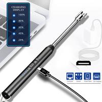 Gambar Korek Api Elektrik Portable Arc Cigar Lighter USB Rechargeable Windproof - Hitam dari MOYOLA STORE undefined 4 Tokopedia