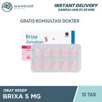 Gambar Brixa 5 mg 10 Tablet / Mencegah Gumpalan Darah dari Apotekmandjurofficial undefined 1 Tokopedia
