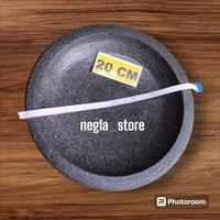 Gambar COBEK BATU ASLI BUBUT BERGARANSI COD free ulekan/satu sett - 24cm dari NEGLA undefined 2 Tokopedia