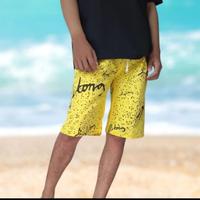 Gambar Celana Pendek Surfing Pria selutut - Orange dari SAHABAT-KICAU undefined 3 Tokopedia