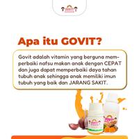 Gambar BUNDLING GOVIT BESAR | 3X200ml | Vitamin Nafsu Makan Anak Herbal dari Herbal and Healthy Product undefined 4 Tokopedia