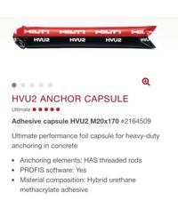 Gambar READY HILTI HVU2 M20x170 CHEMICAL ANCHOR M20 NEW SIAP KIRIM dari mizaya stored undefined 4 Tokopedia