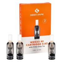 Gambar Cartridge Wenax M1 with Filter Drip Tip 2ML Pod Replacement by Geekvape / Wenax M Catridge dari JakartaVapers undefined 1 Tokopedia