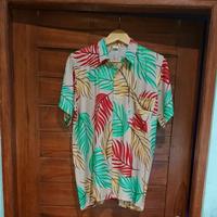 Gambar Baju kemeja pantai motif khas Bali Dewasa L - Biru Muda dari Radhika oleh-oleh Bali undefined 3 Tokopedia