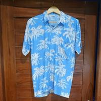 Gambar Baju kemeja pantai motif khas Bali Dewasa L - Biru Muda dari Radhika oleh-oleh Bali undefined 2 Tokopedia