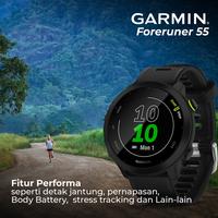 Gambar Garmin Forerunner 55 FR 55 GPS Smartwatch - Original Garansi TAM 2th - Black dari Doran Gadget Store undefined 5 Tokopedia