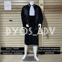 Gambar toga advokat pengacara jaksa twist toga pengacara berkualitas - 5XL, Hitam dari Dyos Advertising undefined 1 Tokopedia