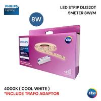 Gambar Lampu PHILIPS LED Strip DLI320T 5M 5 Meter 8W 8 Watt 2700K 4000K 6500K 24V - DLI320 (LAMPU), Kuning (2700K) dari LED Lighting Store undefined 4 Tokopedia