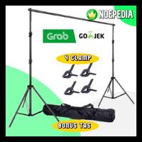 Gambar TIANG STAND BACKDROP 3 METER | BRACKET STAND BACKGROUND TERLARIS - Stand BG Biru dari tokomaka undefined 1 Tokopedia
