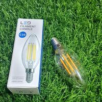 Gambar Lampu LED Filament Candle E14 Voltage 229-240V, C35-4w-2700K 4W Alat BISA COD dari hodolighting22 undefined 3 Tokopedia