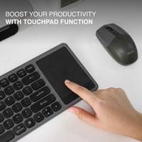 Gambar Keyboard Office Rexus KL200 Wireless & Bluetooth with Touchpad dari SuperstoreComputindo undefined 3 Tokopedia