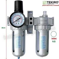 Gambar TEKIRO DOUBLE AIR FILTER REGULATOR - FILTER UDARA KOMPRESOR TERLARIS dari TIRTA SOLUTION undefined 1 Tokopedia