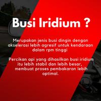 Gambar (BISA BAYAR DIRUMAH) BUSI RACING IRIDIUM POWER A7TC 3 MATA 3 KAKI SEPEDA MOTOR YAMAHA JUPITER Z1 TINGGAL PASANG PNP dari Myastore60 undefined 4 Tokopedia