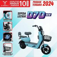 Gambar Sepeda Listrik Murah Uwinfly D7D New Selis Uwinfly D 7 D New D7 D Uwinfly - Biru [RESMI] dari Bogor Solution Electronic undefined 3 Tokopedia