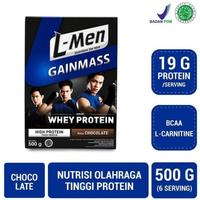 Gambar [FREE ONGKIR] L-MEN GAIN MASS WHEY PROTEIN - NUTRITION FOR MEN AGUNG.J25 - Klepon Latte, 500gr dari Agung Jaya2 undefined 1 Tokopedia