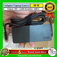 Gambar Adaptor Charger Lenovo 65W USB Type-C Thinkpad T480 Yoga 20V-3.25A Original dari istartech undefined 1 Tokopedia