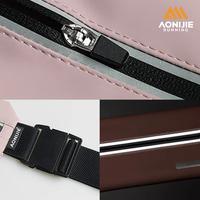 Gambar Aonijie Waist Bag W8129 - Tas Pinggang Lari Sepeda Olahraga - PINK dari Aonijie Indonesia undefined 4 Tokopedia