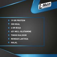 Gambar L-MEN GAIN MASS CHOCOLATE 800G - 22G WHEY PROTEIN - 10 SERVING LMEN TABUNG AGUNG.J25 dari Agung Jaya2 undefined 5 Tokopedia