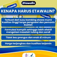 Gambar Grosir Lebih Murah Etawalin 100% Original Grosir Lebih Murah | Susu Kambing Ori Official Store Asli Ampuh Atasi Nyeri Sendi Dan Pegel Linu Etawalin dari PT LIGA SPORT undefined 3 Tokopedia