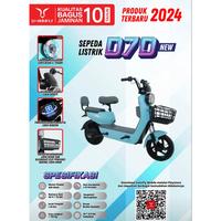 Gambar Sepeda Listrik Murah Uwinfly D7D New Selis Uwinfly D 7 D New D7 D Uwinfly - Biru [RESMI] dari Bogor Solution Electronic undefined 4 Tokopedia