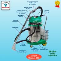 Gambar Carpet Cleaner (Vacuum Extractor) 60 L ( AC-60CS) Heavy Duty 2 Motor - Snap Clean dari VIS Cleaning undefined 4 Tokopedia