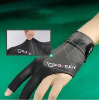 Gambar Golovejoy Sarung Tangan Billiard Anti Slip Design Breathable Glove Biliard XG67 Original Gloves Terbuka - HITAM SOLID, KIRI dari futurestoreid_NEW undefined 4 Tokopedia