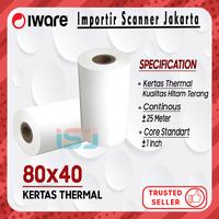 Gambar Kertas Thermal 80mm - 80x40mm dari Importir Scanner Jakarta undefined 1 Tokopedia