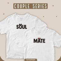 Gambar KAOS SOULMATE UNISEX COUPLE PASANGAN KAPEL T-SHIRT TEE - Hitam, M dari flexclothsby undefined 1 Tokopedia