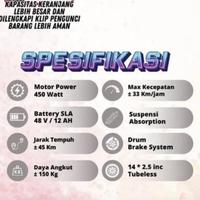 Gambar Sepeda Listrik Uwinfly D7D Dragonfly 7 Battery 12Ah D7D New D 7 D - White [ORI] dari Ashley Olshop Official Store undefined 5 Tokopedia