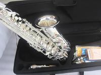 Gambar Alto Eb Saxophone Brass Silver Plated Professional Woodwind Instrument E Flat Sax With Case Strap Musical Instrument Accessories dari Quad Shadow undefined 2 Tokopedia