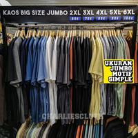 Gambar GROSIR 12 PCS / KAOS JUMBO PRIA / BAJU BIG SIZE COWOK 2XL SAMPAI 7XL - 6XL ISI 12 PCS dari CHARLIESCLOTH undefined 3 Tokopedia