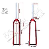 Gambar Fork Mosso Rigid M6T Taper Boost Disc 27.5 / 29 Inch - Ore Gray / Sprint Red - Ore Gray dari Tepat Bike Jogja undefined 4 Tokopedia