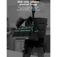 Gambar Termurah!! GREENER Tool Bag PRO EDITION 13-16 Inch Tebal - Tas Alat Perkakas Kuat/Multifunctional Tool Bag Large Capacity Oxford Canvas Waterproof Bag Wear-Resistant Tool Repair Storage Electrician Bag - 13 inch upgrade dari GANTARII STORE undefined 3 Tokopedia