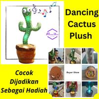 Gambar Mainan Boneka Kaktus Joget Goyang Lucu Cactus Dancing Bisa Rekam Suara dari Mamaunastore undefined 3 Tokopedia