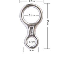 Gambar Rescue Figure 8 Descender Climbing Gear Downhill Equipment Rigging Plate Aluminum Alloy Outdoor Climbing Figure 8 ring dari JadeLane undefined 2 Tokopedia